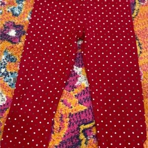 Gymboree Red and White Polka Dot Leggings size 18-24m baby girl